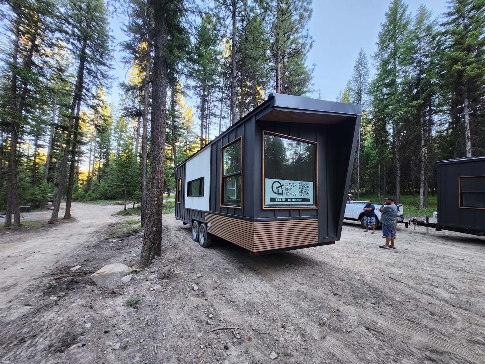 A Clever S nestled in the woods