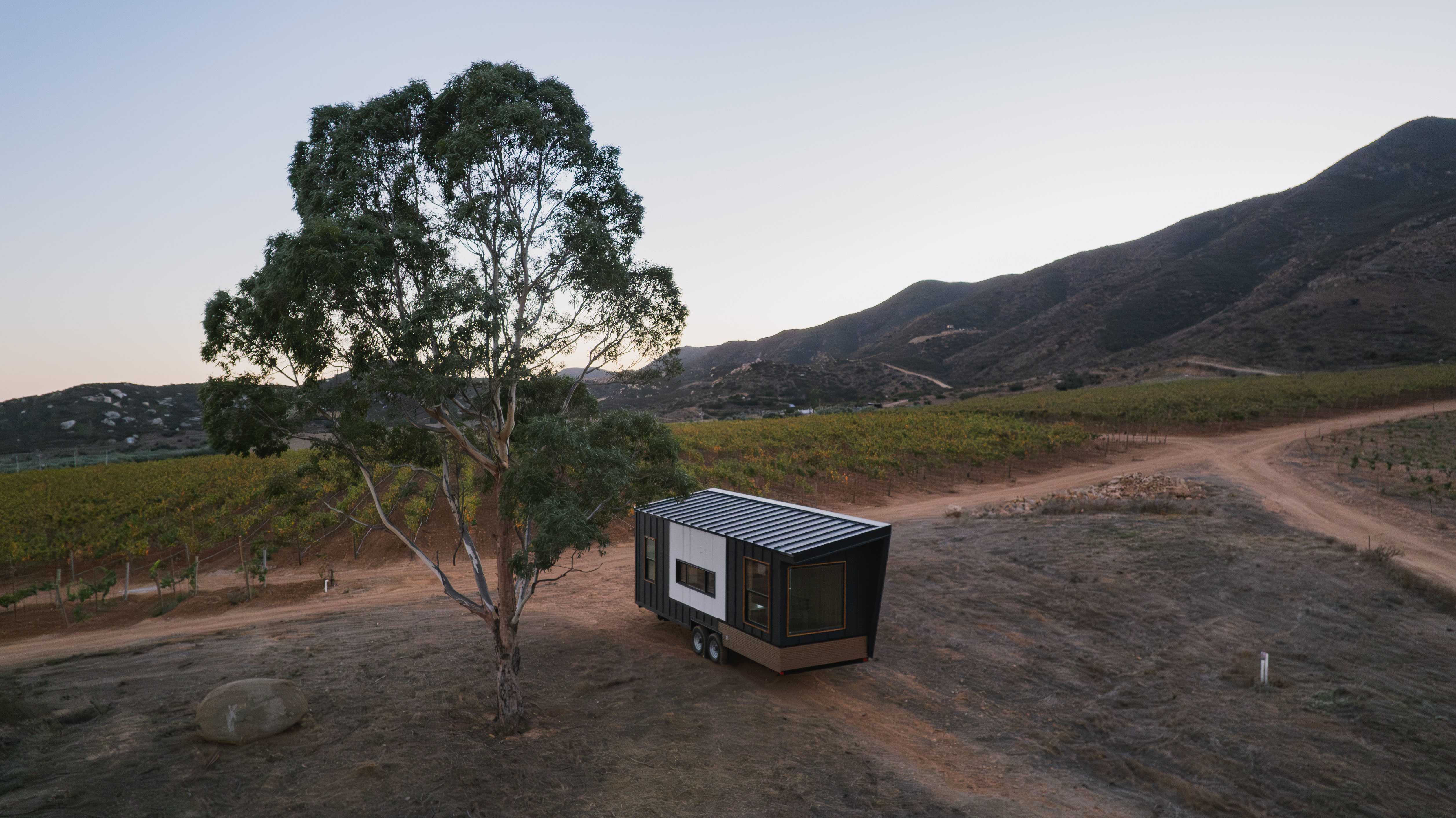 Photo of a Clever Tiny Home parked in a picturesque location.
