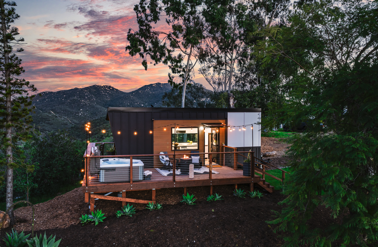 Photo fo a Clever tiny home in the mountains