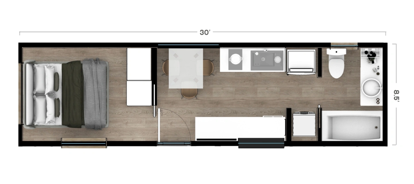 Clever 1 Lite floor plan