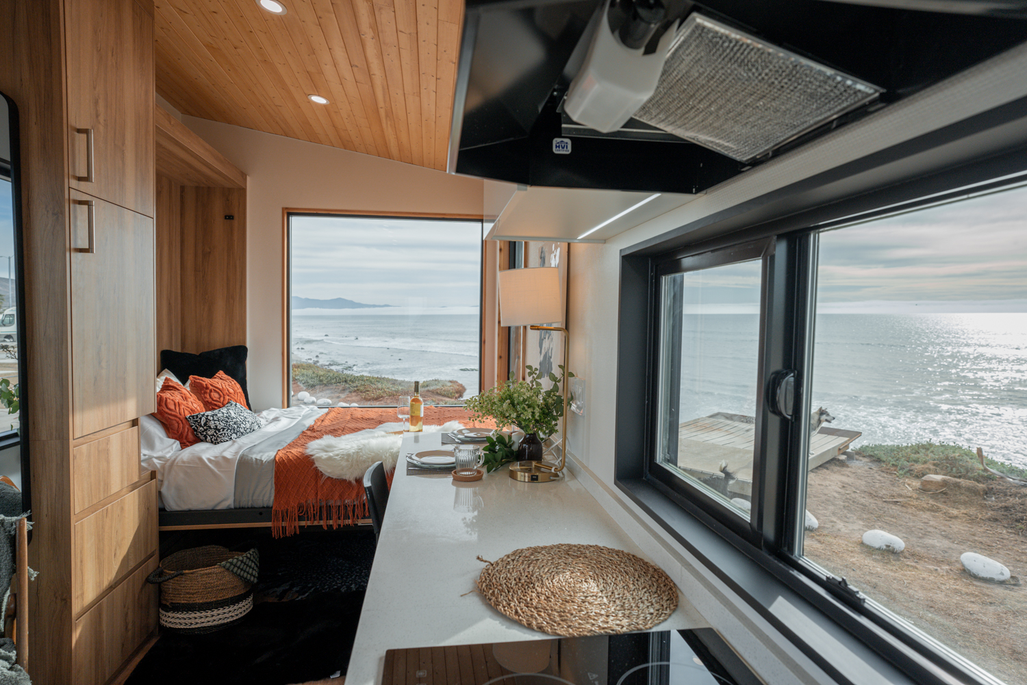 Studio tiny home with a Murphy Bed